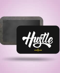Hustle White Graffiti